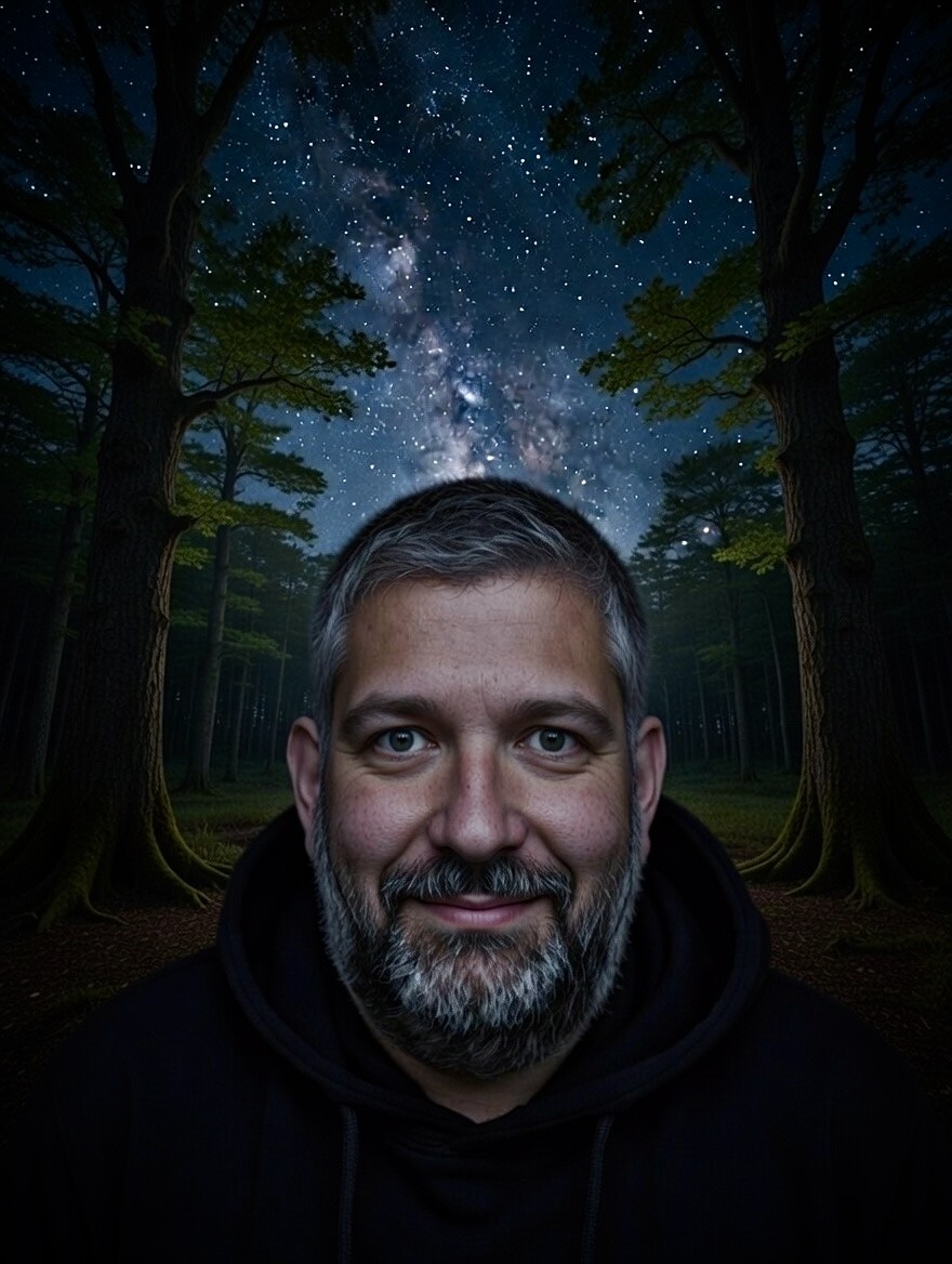 Thom's astrophotography setup in the New Forest