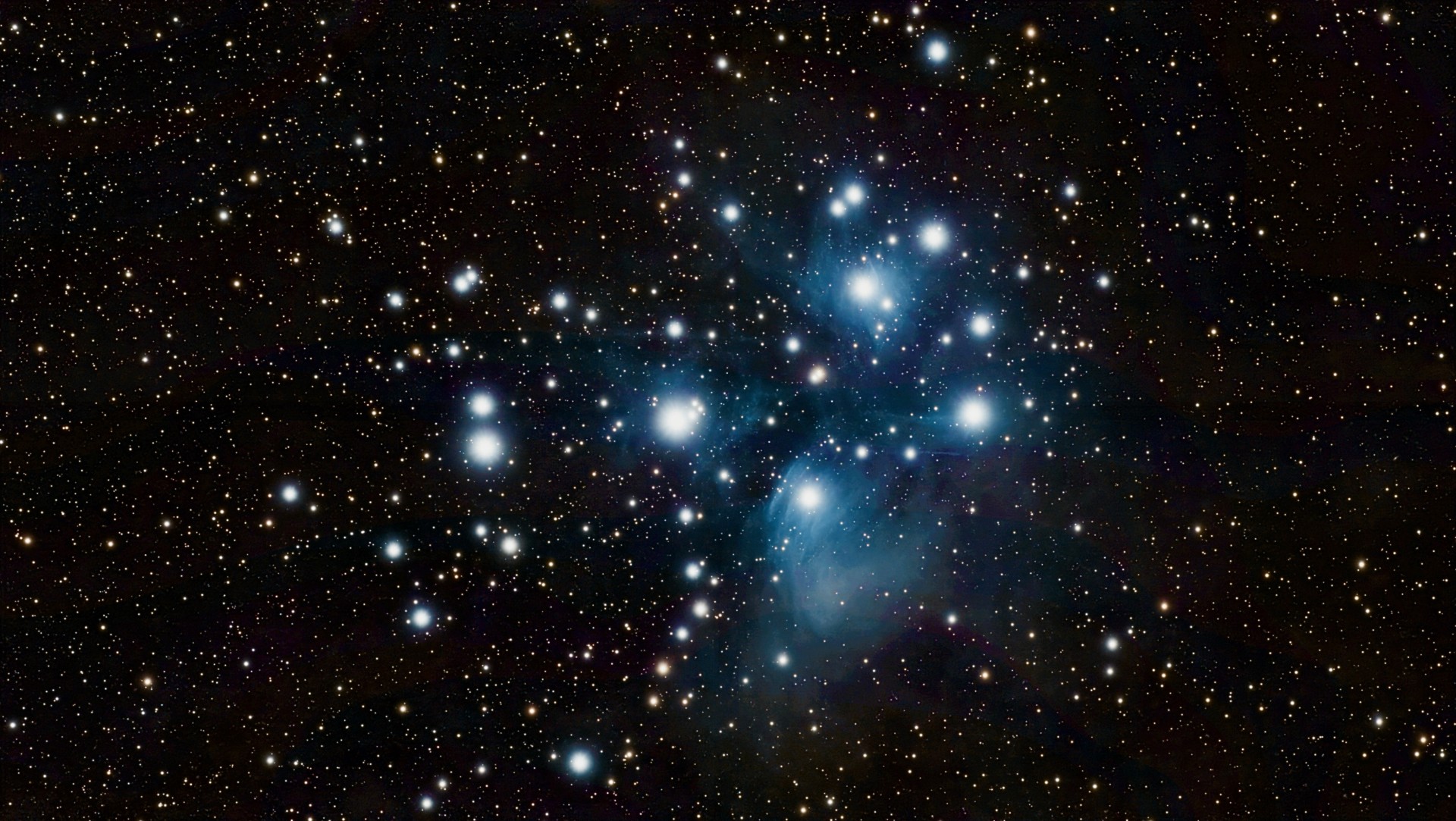 Pleiades Seven Sisters star cluster